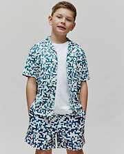 KIDS JOSH JACQUARD SHIRT - KT0300017