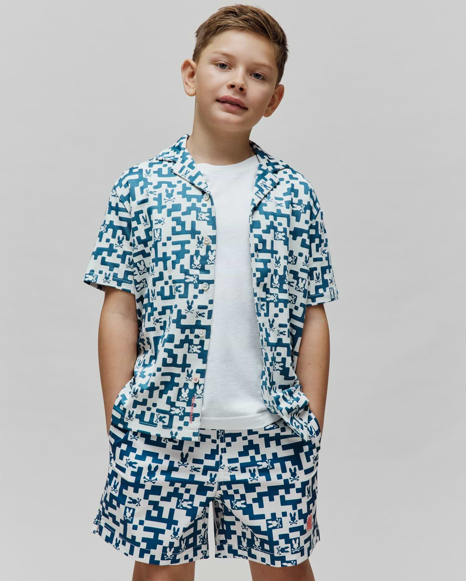 KIDS JOSH JACQUARD SHIRT - KT0300017