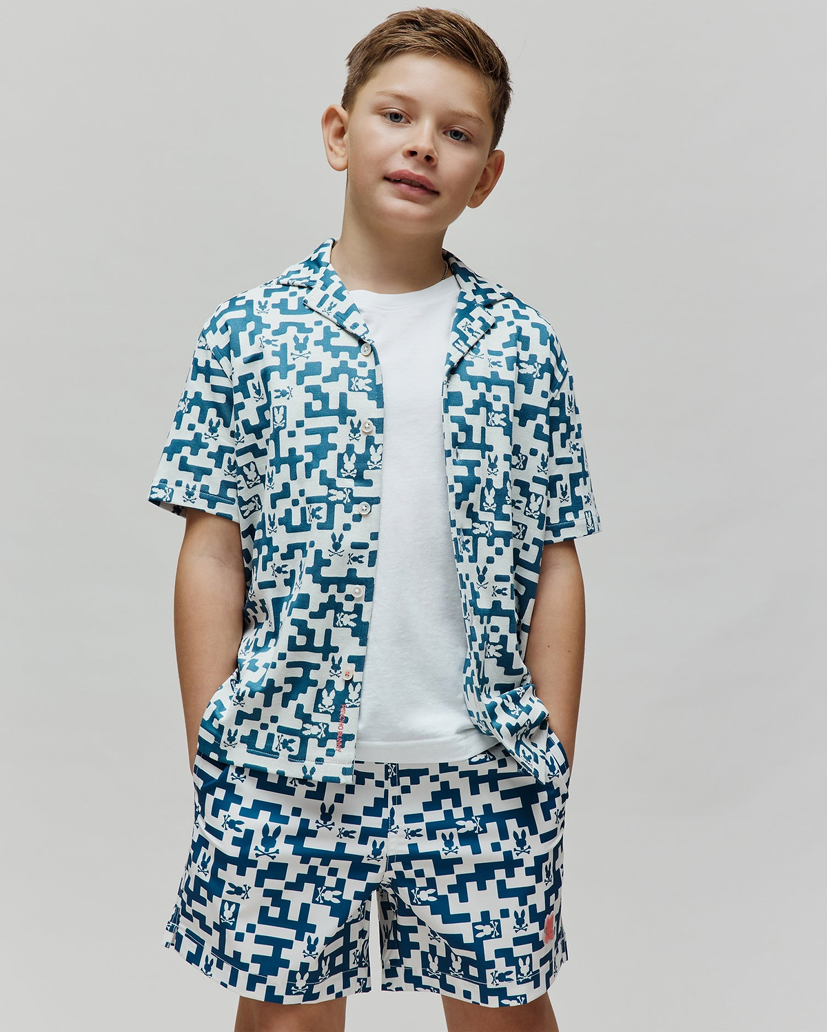 KIDS JOSH JACQUARD SHIRT - KT0300017