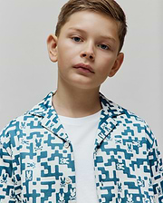 KIDS JOSH JACQUARD SHIRT - KT0300017