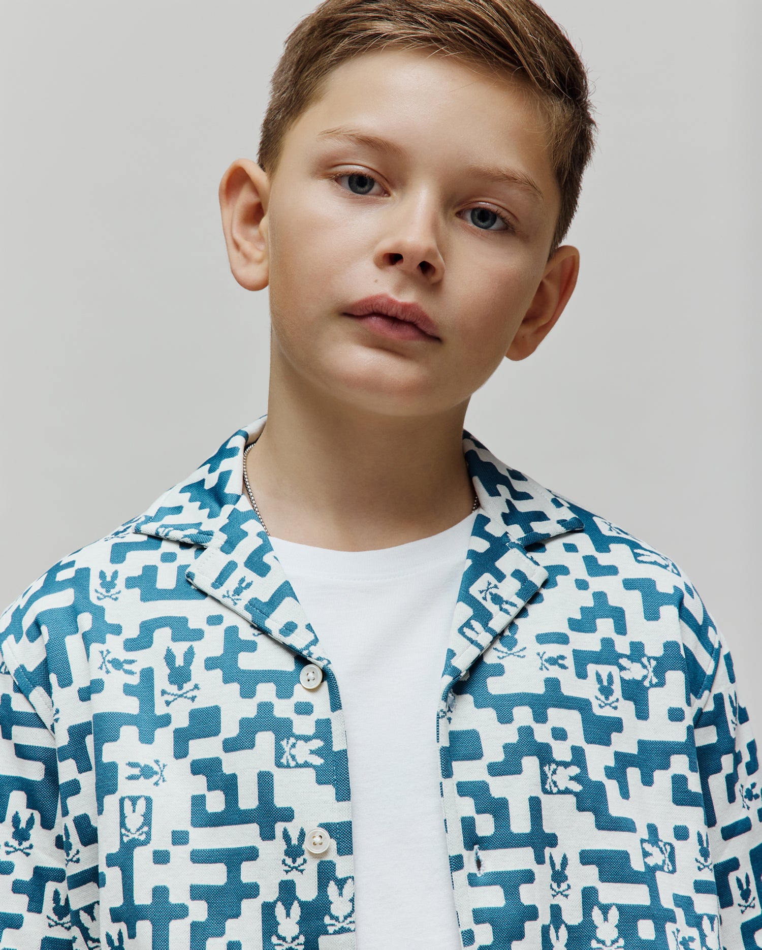 KIDS JOSH JACQUARD SHIRT - KT0300017