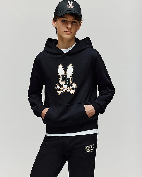 KIDS WADE CORD PATCH HOODIE view 1