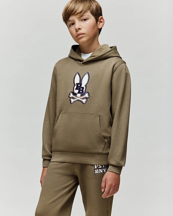 KIDS WADE CORD PATCH HOODIE view 1
