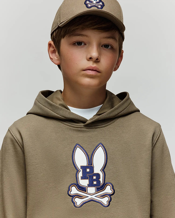 KIDS WADE CORD PATCH HOODIE view 2