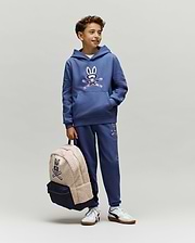 KIDS INDIGO SKI BUNNY HOODIE - KT0500037