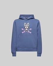 KIDS INDIGO SKI BUNNY HOODIE - KT0500037
