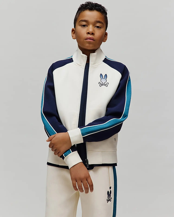 KIDS CASPIAN COLORBLOCKED TRACK BOMBER view 1