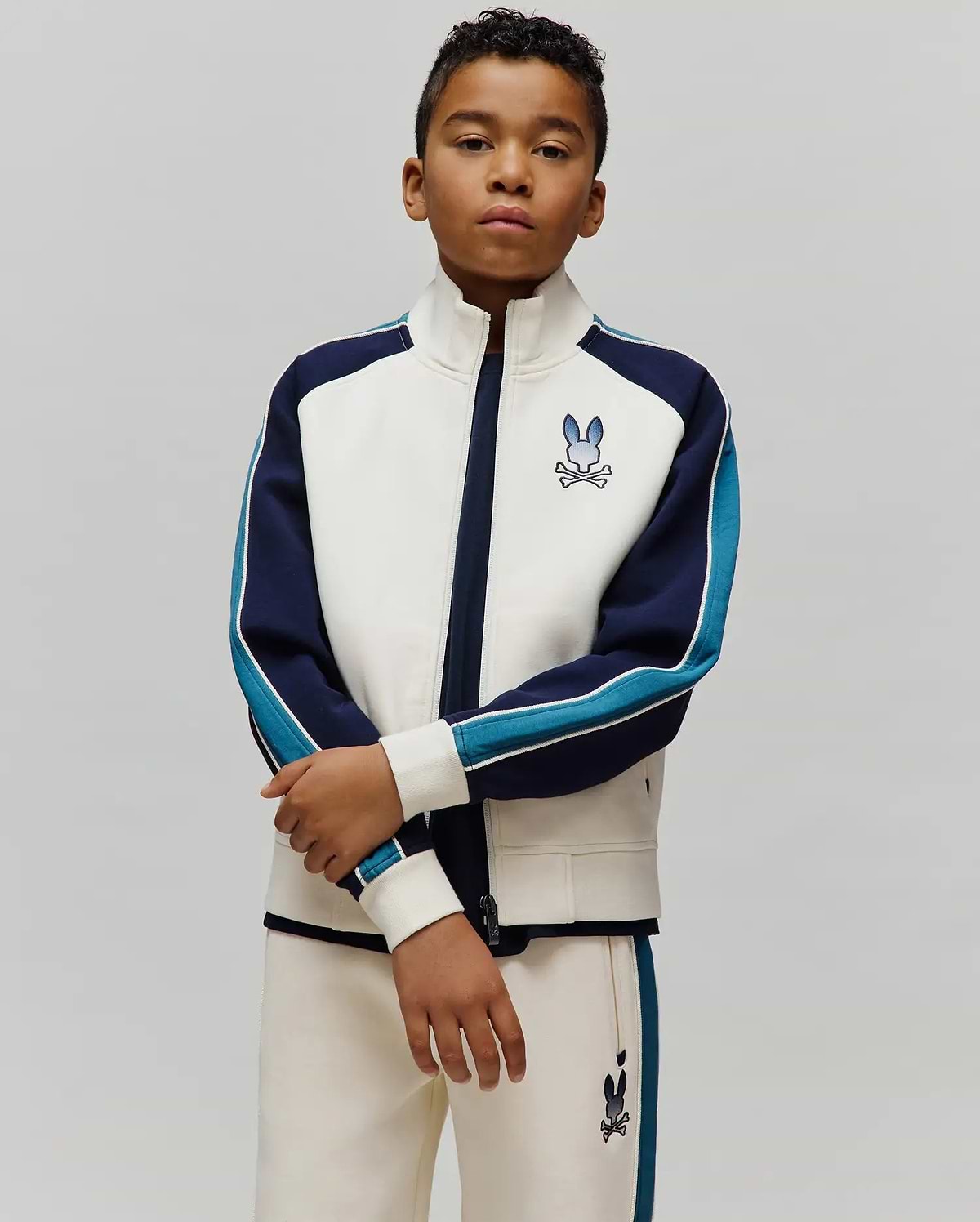 KIDS CASPIAN COLORBLOCKED TRACK BOMBER view 1