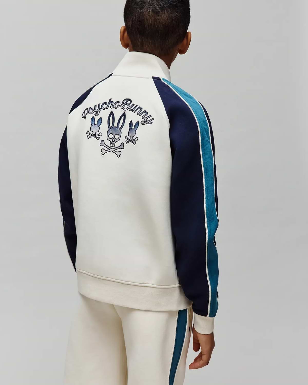 KIDS CASPIAN COLORBLOCKED TRACK BOMBER view 3