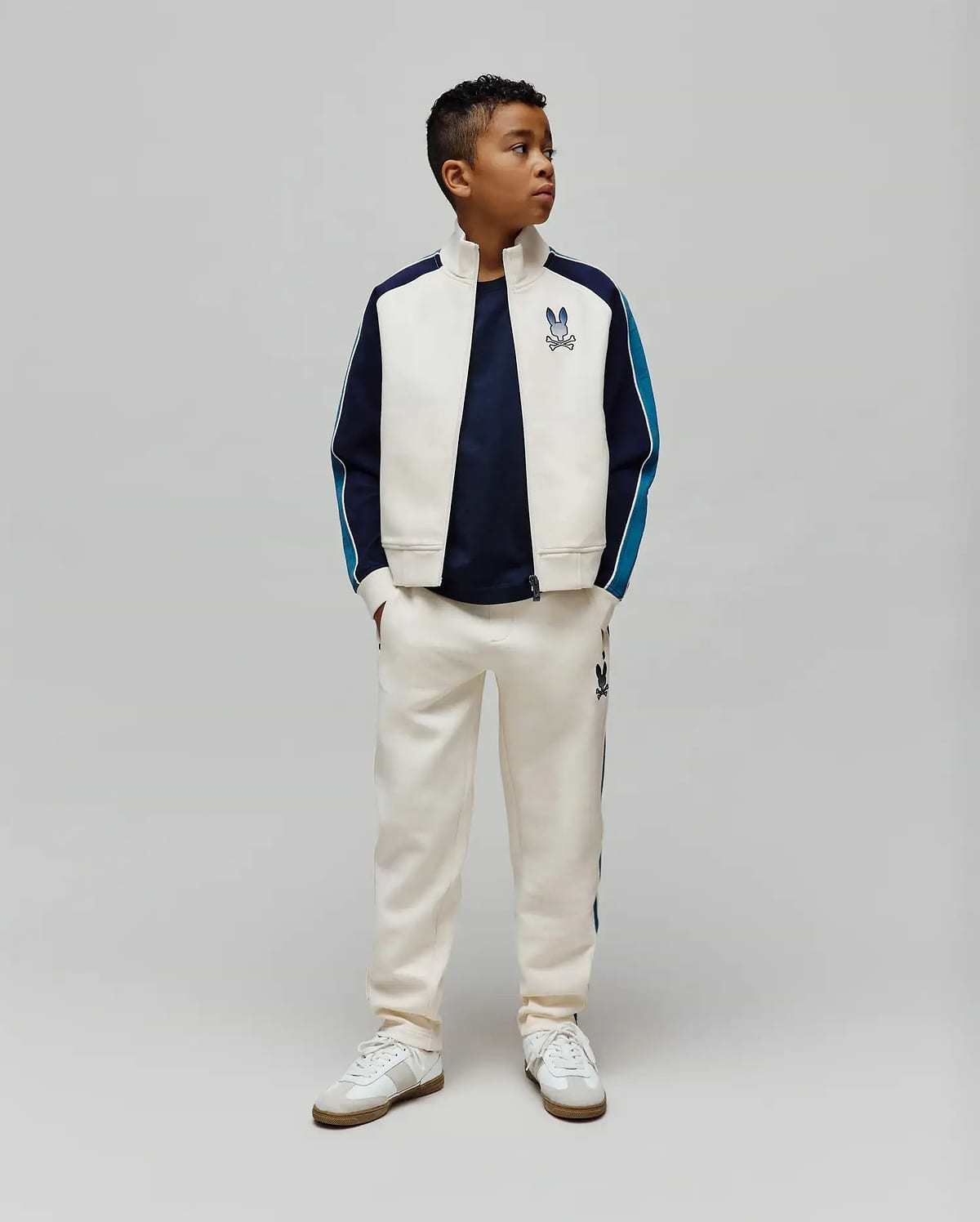 KIDS CASPIAN COLORBLOCKED TRACK BOMBER view 4
