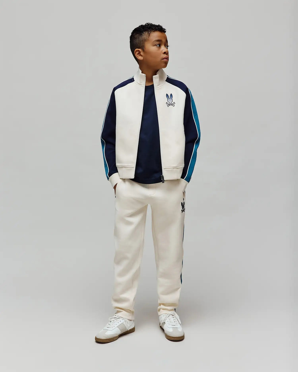 KIDS CASPIAN COLORBLOCKED TRACK BOMBER view 4