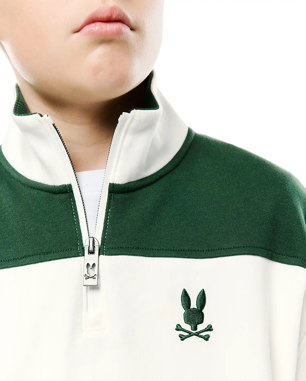 KIDS GABE QUARTER ZIP SWEATSHIRT view 2