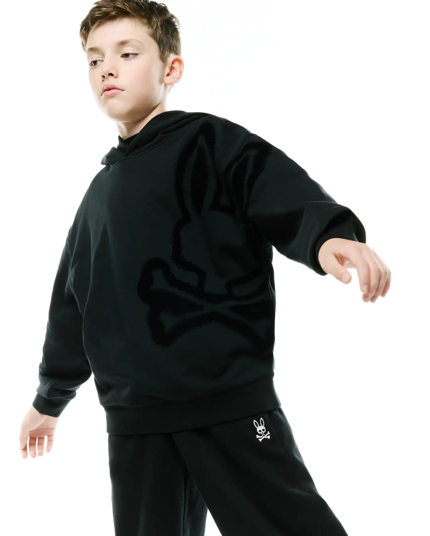 KIDS' JOHAN OVERSIZED BUNNY HOODIE view 4