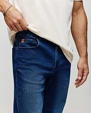 MENS ACE KNIT STRAIGHT LEG DENIM PANT 32 L - MB0600012
