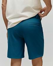 Mens Shiro Twill Short in deep teal, featuring a classic fit, fine twill fabric, and subtle tonal Psycho Bunny embroidery above the back right welt pocket. (3)
