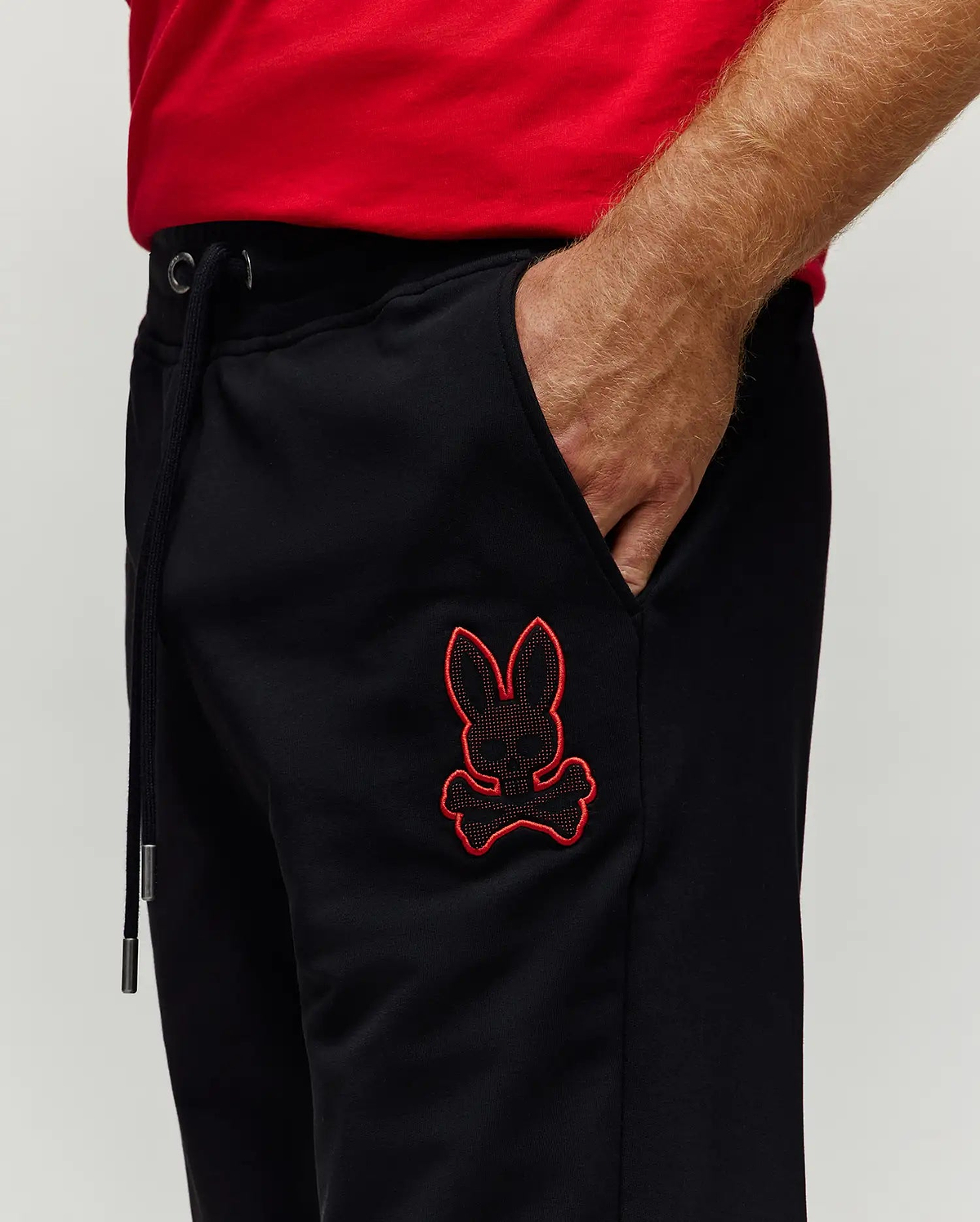 MENS JOVAN RAISED DOTTED PRINT SWEATPANT 31 L - MB0800034