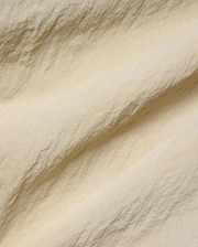 Mens Alder Nylon Pant in a sophisticated light beige hue, showcasing its premium, subtly textured and crinkled nylon fabric with a refined, fine weave, ideal for refined streetwear. (6)