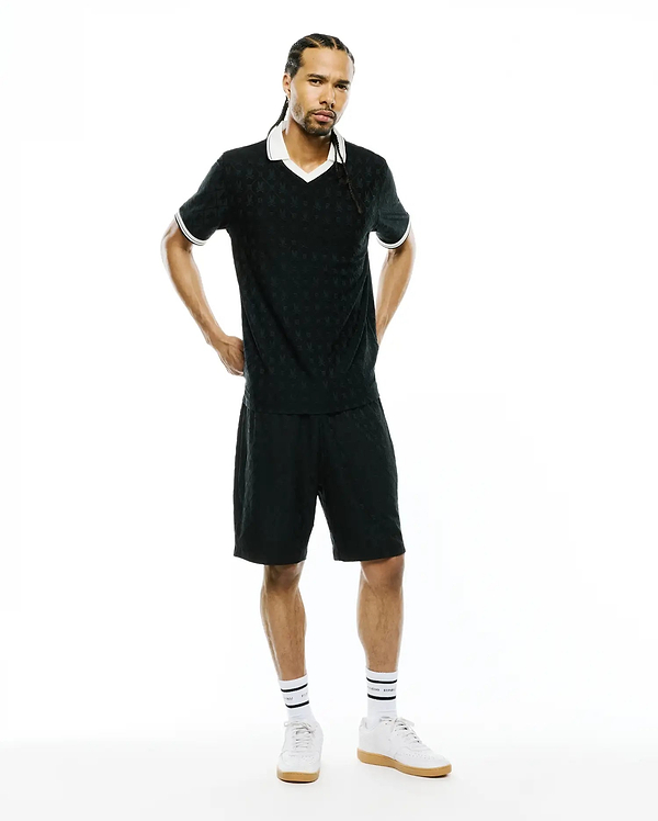 MEN'S GARRY JACQUARD SWEATSHORTS 8" view 2
