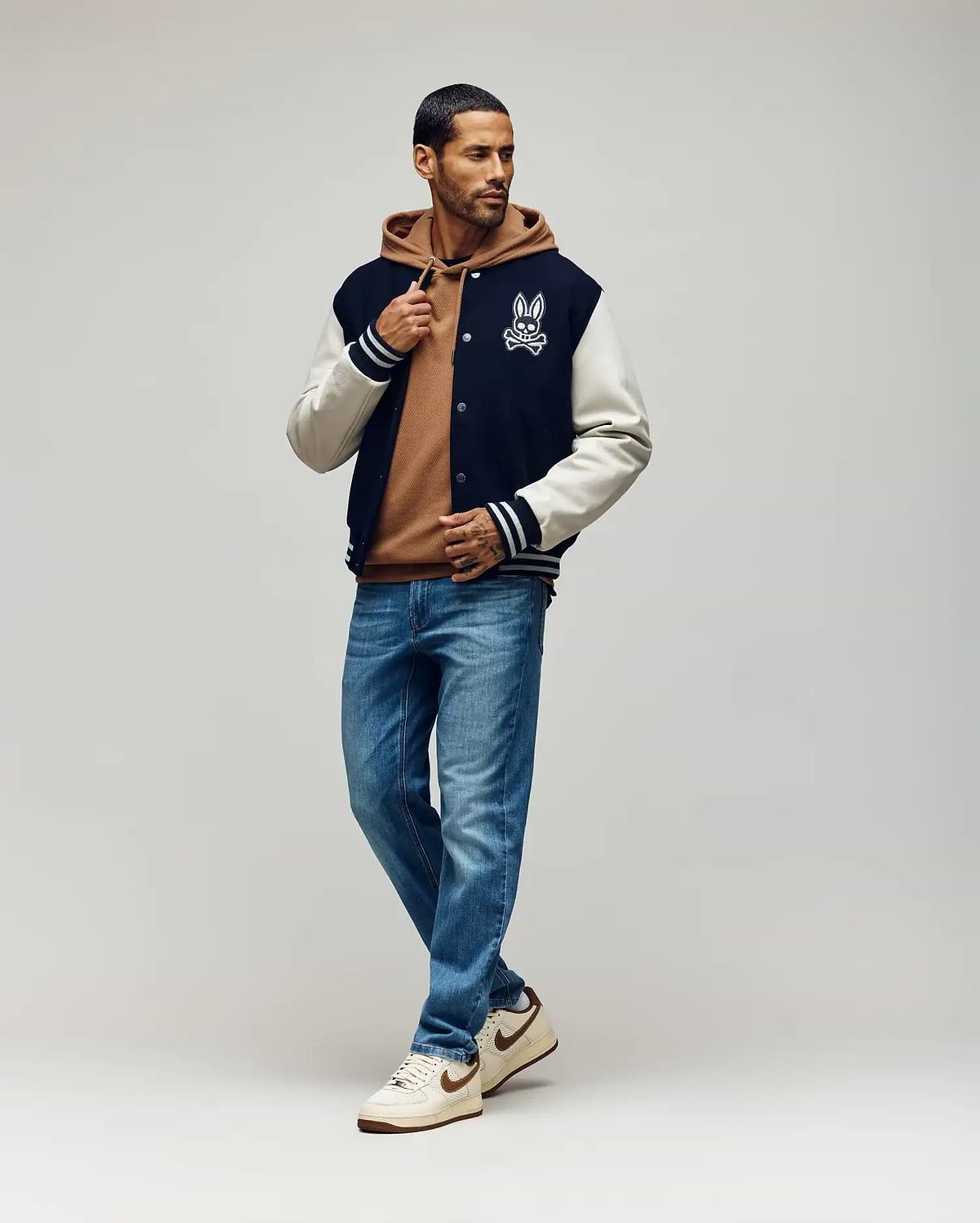 MENS JACOB LEATHER BOMBER - MO1100016