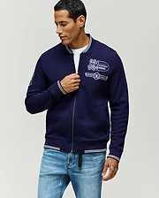 VESTE BOMBER PIQUÉE DESMOND vue 4