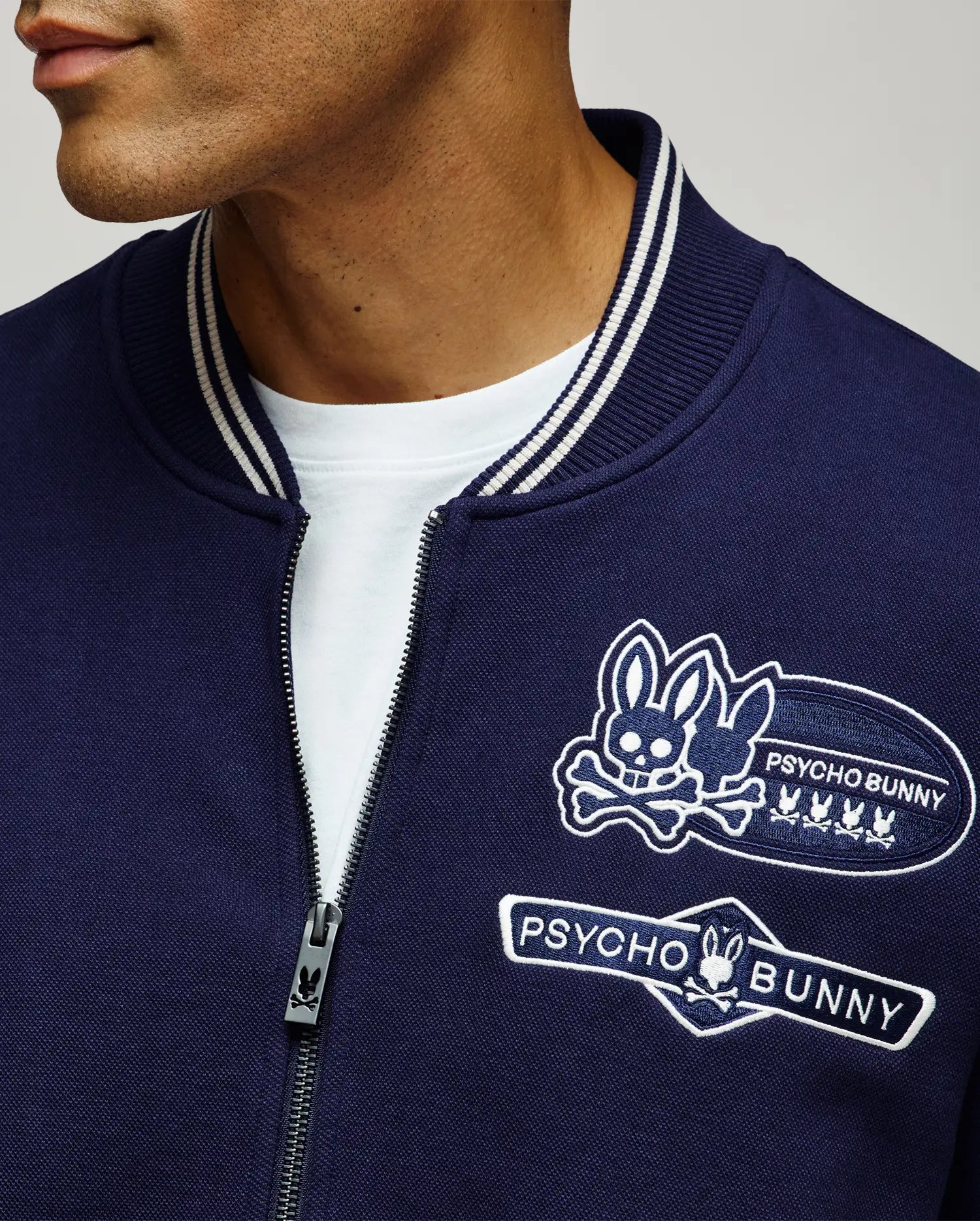 VESTE BOMBER PIQUÉE DESMOND vue 2
