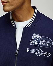 VESTE BOMBER PIQUÉE DESMOND vue 2
