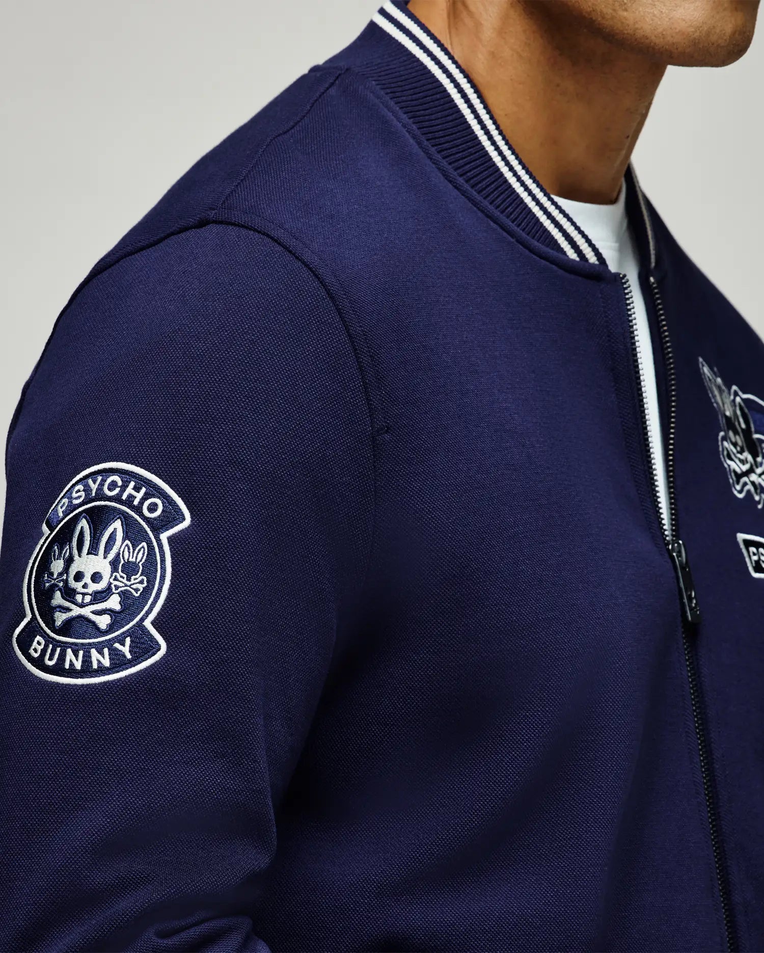 VESTE BOMBER PIQUÉE DESMOND vue 3