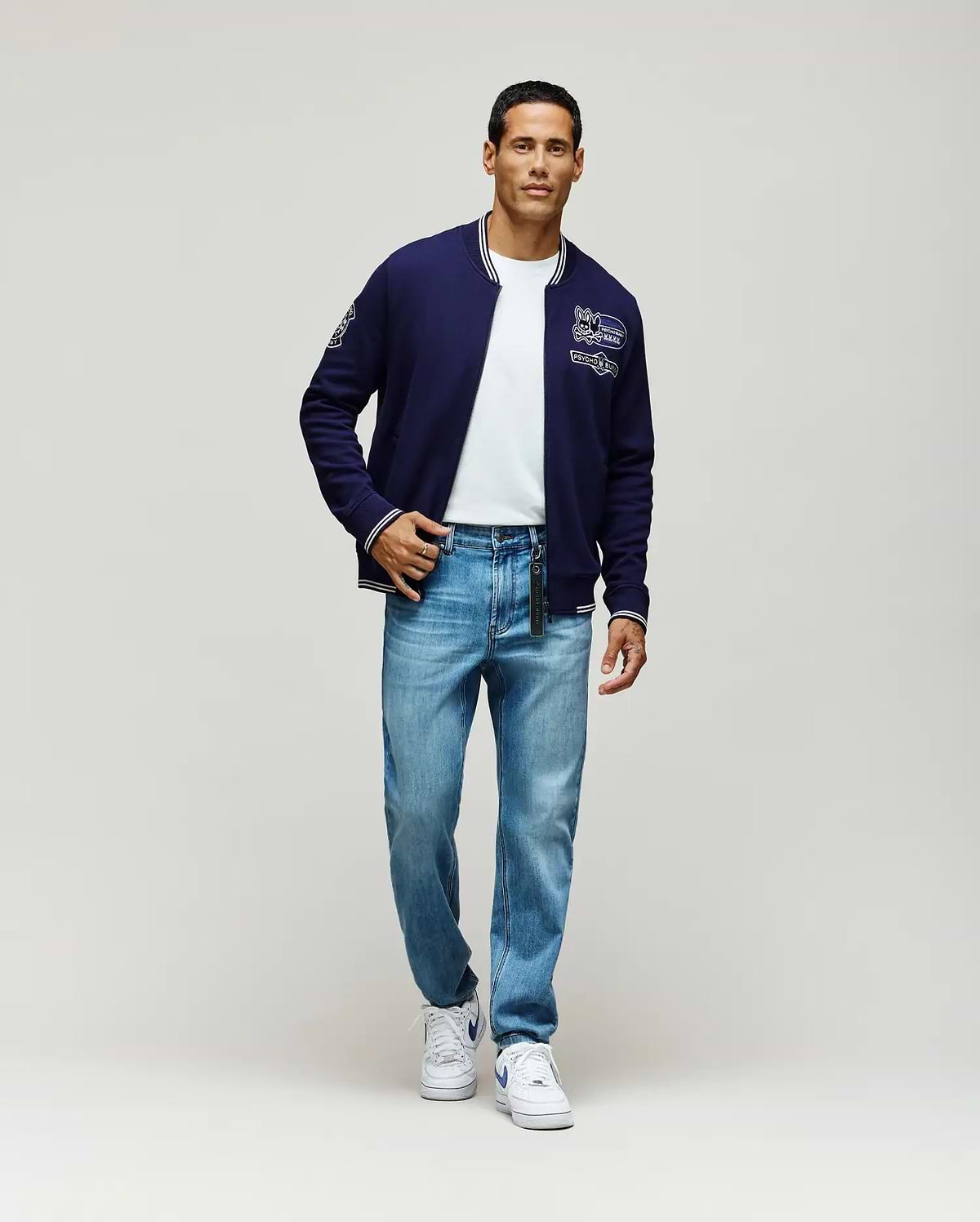VESTE BOMBER PIQUÉE DESMOND vue 5