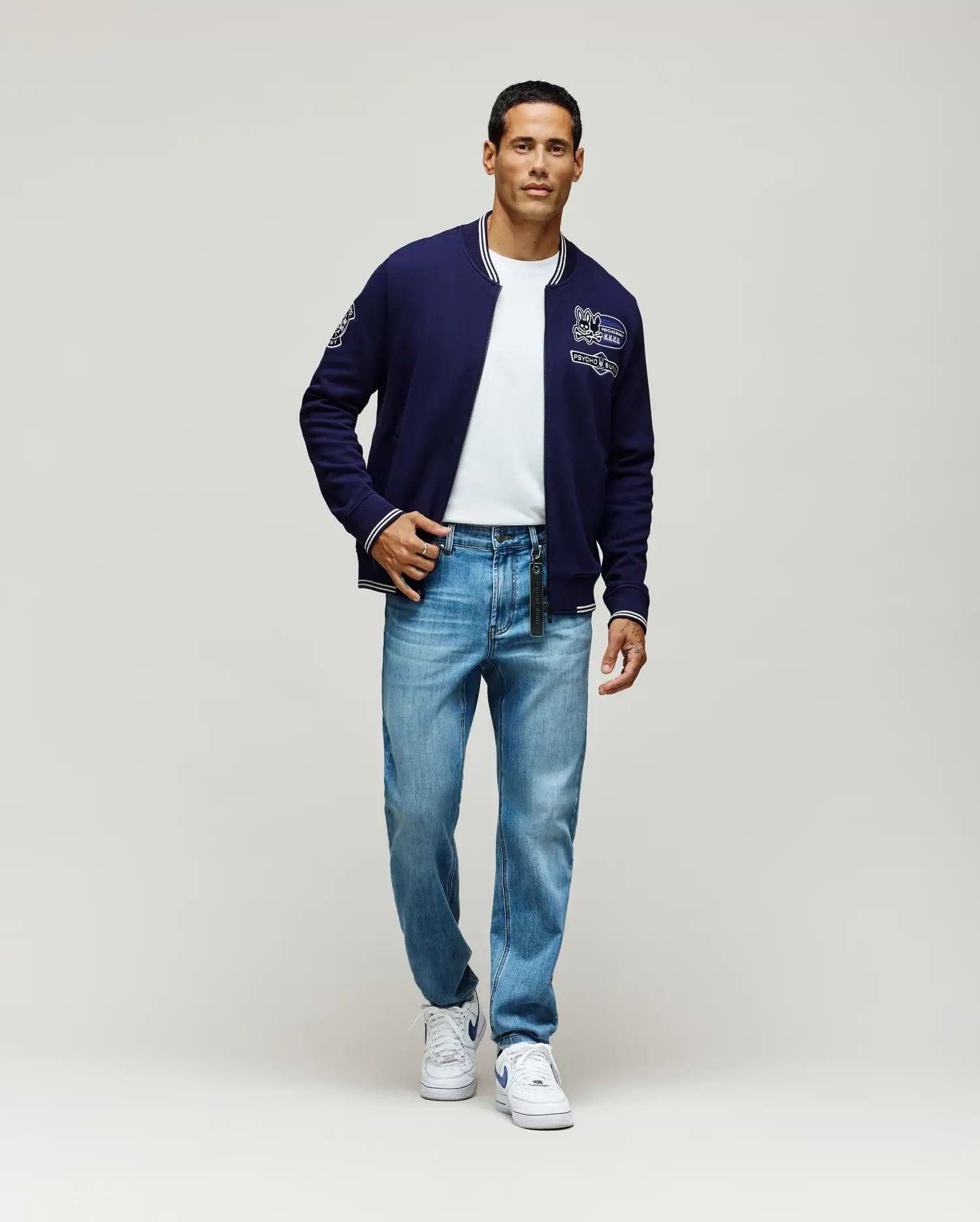 VESTE BOMBER PIQUÉE DESMOND vue 5