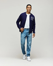 VESTE BOMBER PIQUÉE DESMOND vue 5
