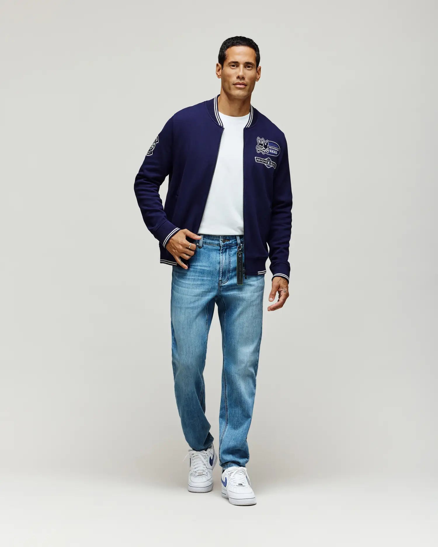 VESTE BOMBER PIQUÉE DESMOND vue 5