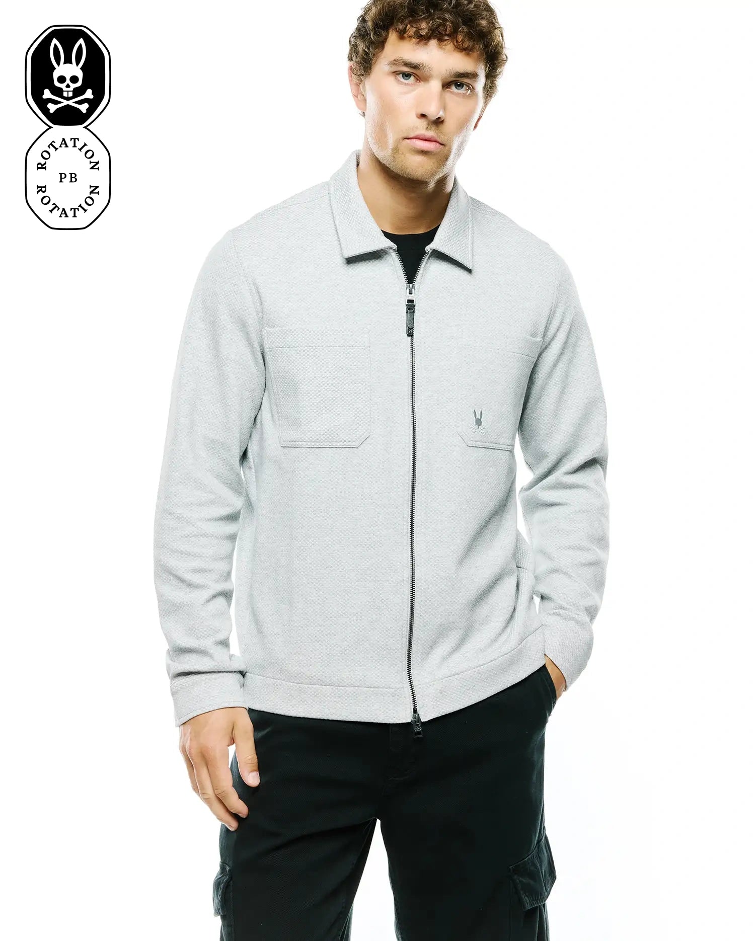 MEN'S MARC TEXTURED OVERSHIRT - MO1100110