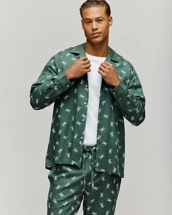 MENS VALEN FLANNEL PAJAMA SET view 2