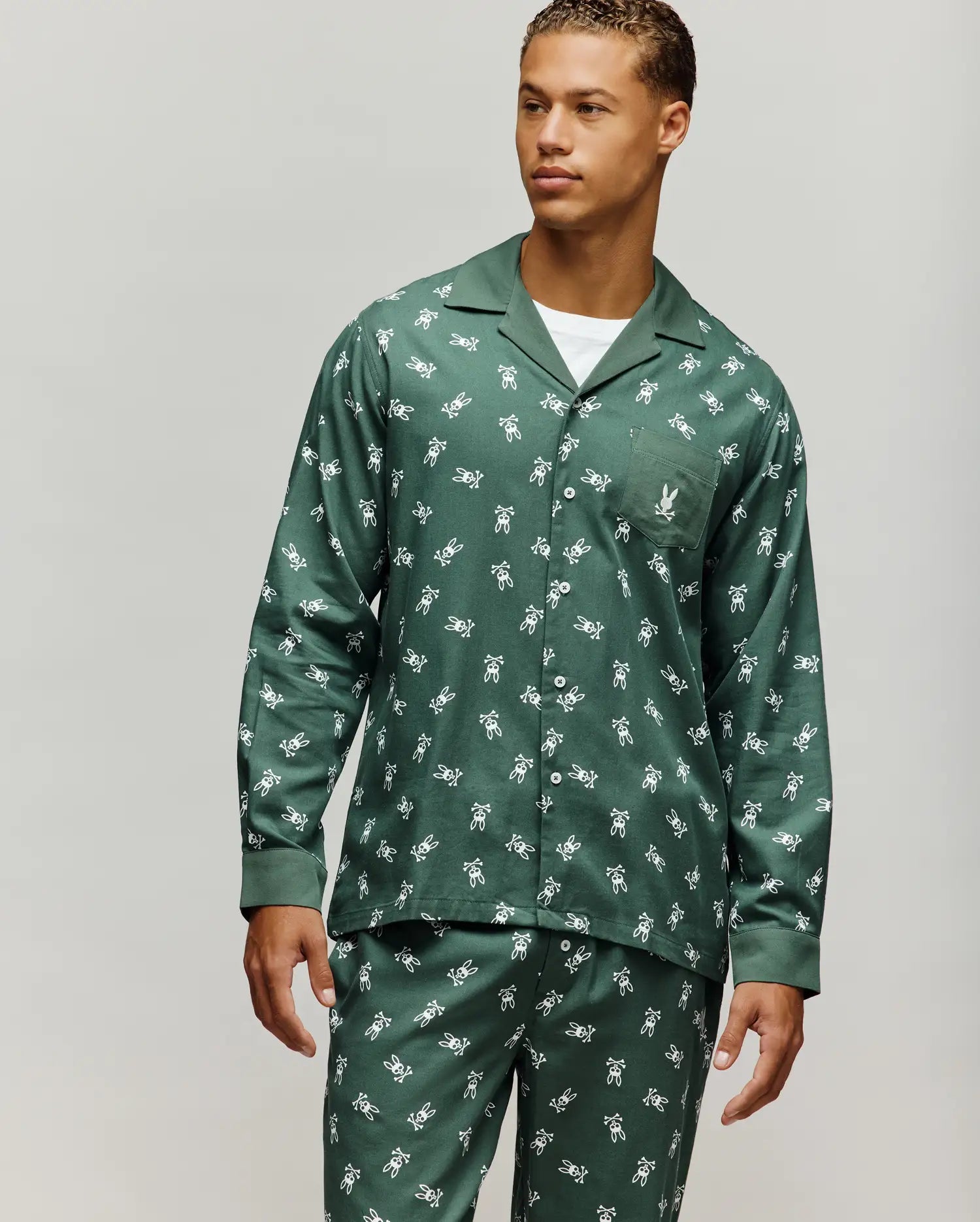 MENS VALEN FLANNEL PAJAMA SET view 4