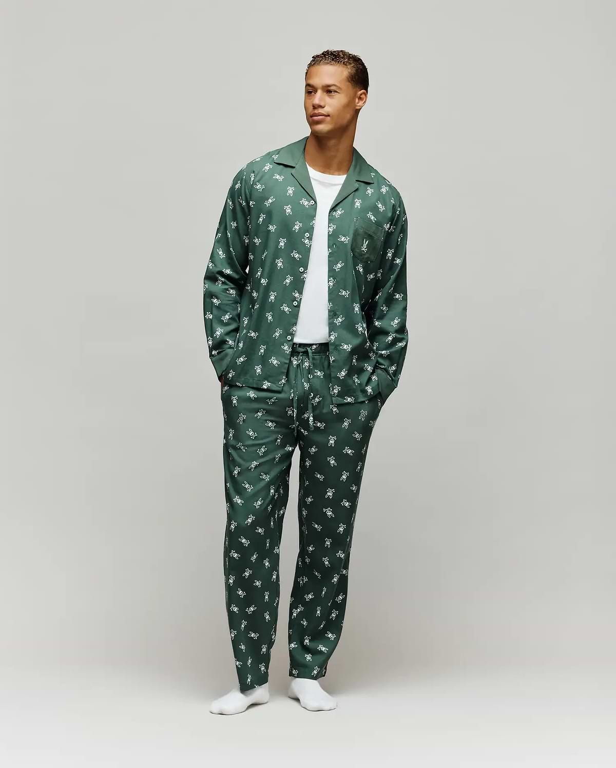 MENS VALEN FLANNEL PAJAMA SET view 1