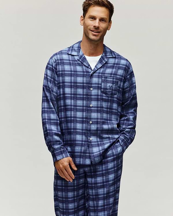 ENSEMBLE DE PYJAMA EN FLANELLE IVO vue 2
