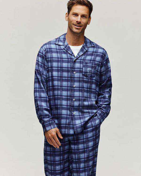 MENS IVO FLANNEL PAJAMA SET view 2