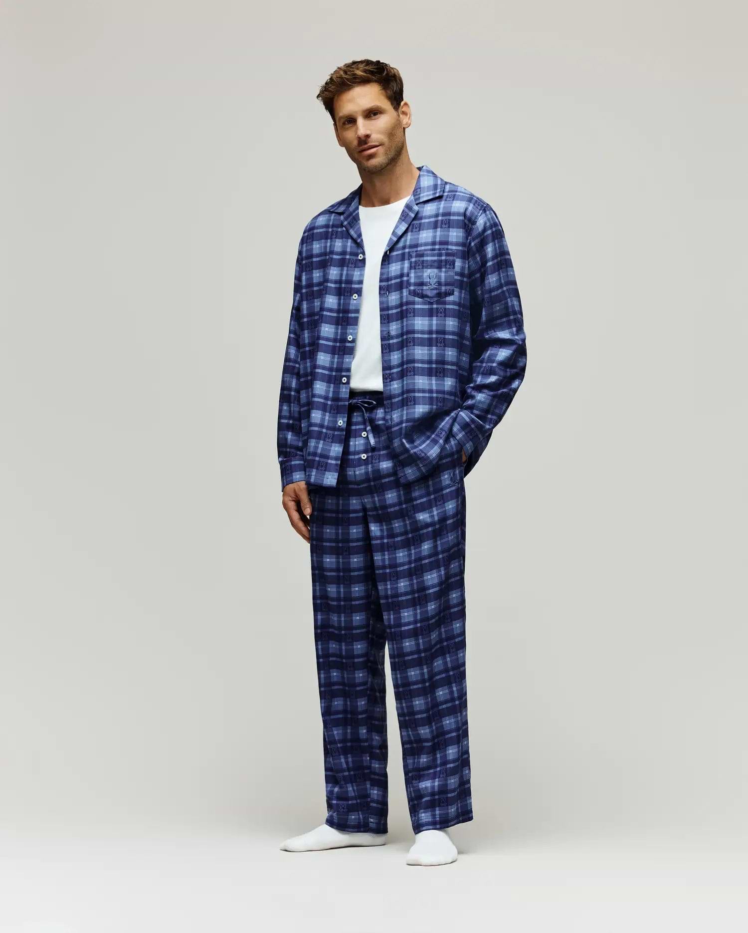 MENS IVO FLANNEL PAJAMA SET - MO1400016
