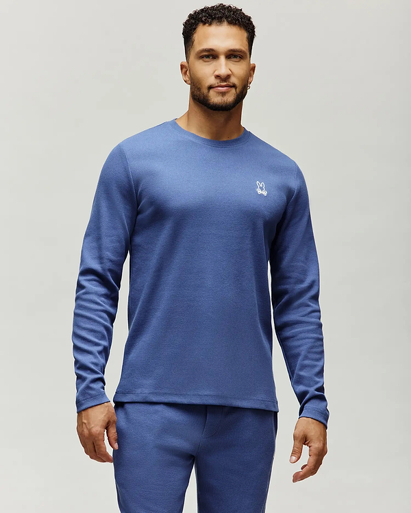 MENS NOE WAFFLE LOUNGE LONG SLEEVE TEE view 1