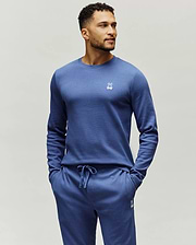 MENS NOE WAFFLE LOUNGE LONG SLEEVE TEE - MO1400026