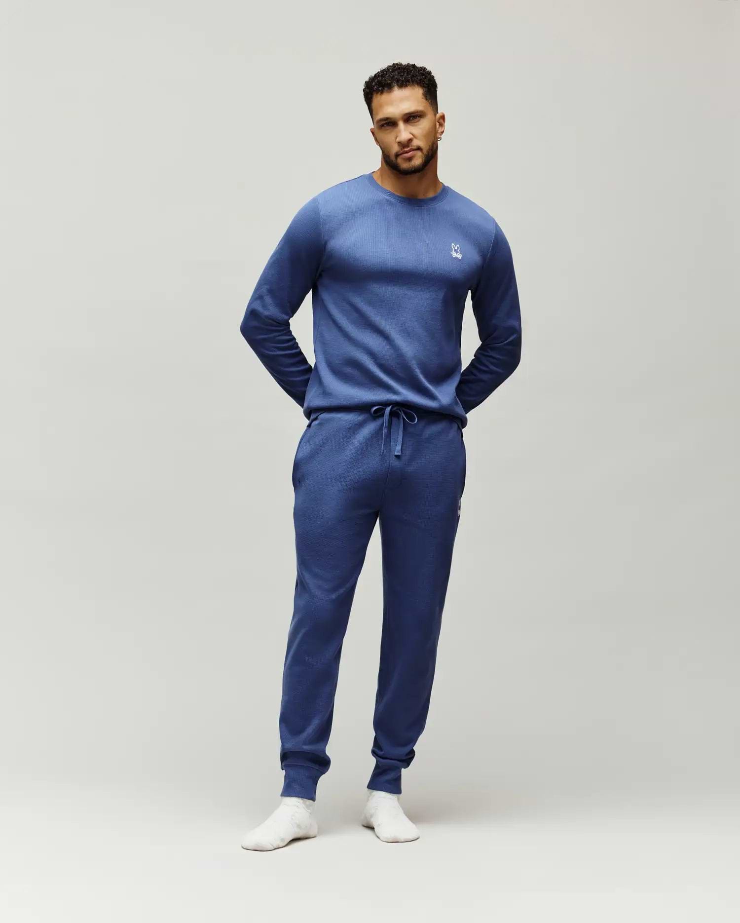 MENS NOE WAFFLE LOUNGE LONG SLEEVE TEE - MO1400026