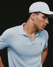 POLO EN TRICOT À POINT NOISETTE DEVON HOMMES vue 2