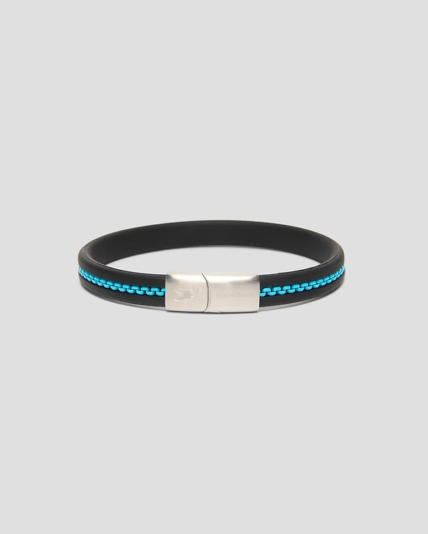 MENS LINK RUBBER BRACELET view 1