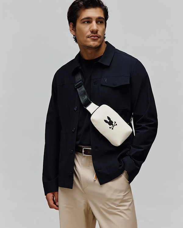 SAC À BANDOULIÈRE CAOUTCHOUTÉ HOMMES vue 1