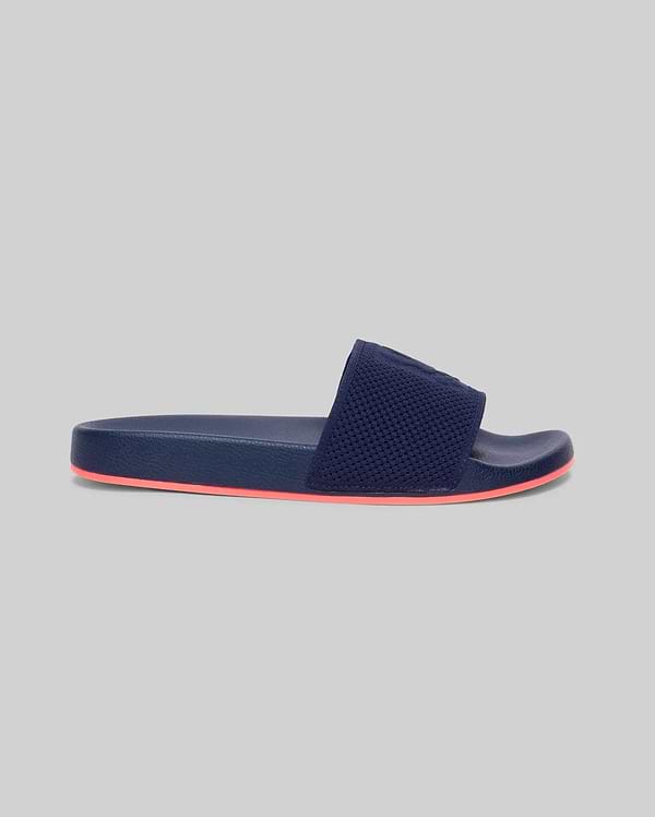 MENS CONTRAST SOLE KNIT SLIDES view 2