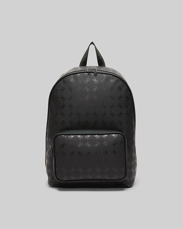 black leather ginny bunny backpack RUBBERIZED effortless speed Jansport Main Campus Large ring on the outside Model:LBS-792-50-S2