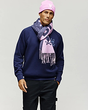 ÉCHARPE HUGH AVEC LOGO LETTRÉ 