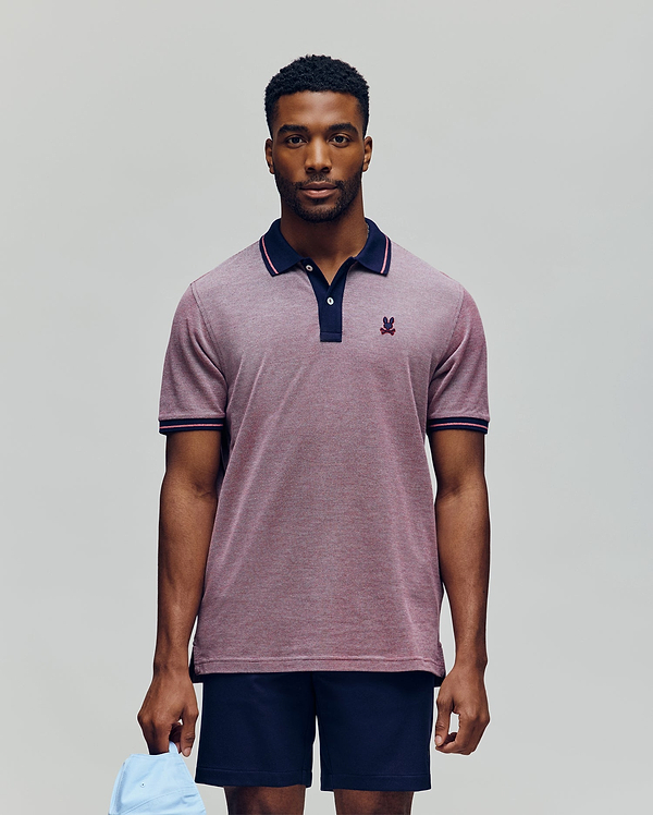 QUINTON TEXTURE PIQUE POLO vue 1