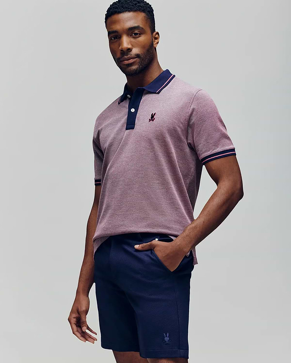 QUINTON TEXTURE PIQUE POLO vue 2