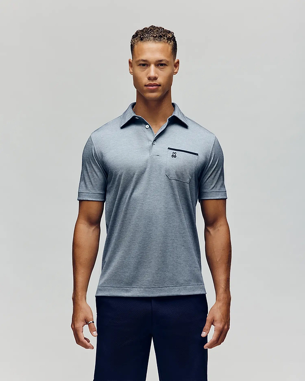 MENS HADLEY PERFORMANCE PIQUE POLO view 1